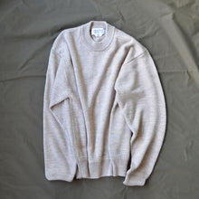 画像をギャラリービューアに読み込む, Ends And Means " Merino Wool Crew Neck Knit " Mix Beige