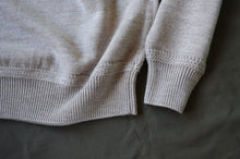 画像をギャラリービューアに読み込む, Ends And Means " Merino Wool Crew Neck Knit " Mix Beige