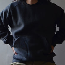 画像をギャラリービューアに読み込む, Ends and Means " Crew Neck Sweat " Fade Black