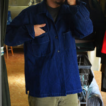 画像をギャラリービューアに読み込む, LOBS " No Roll C4 Shirts Jacket 90sUSN Denim "