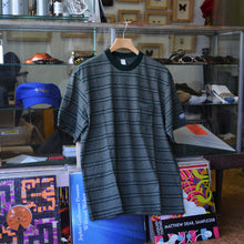 画像をギャラリービューアに読み込む, Ends and Means " Horizonal Stripe S/S Tee " Green Stripe